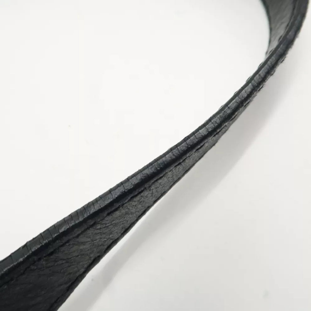 🌺🩷 Authentic MIU MIU Logo Leather Tote Bag Shoulder Bag Black🩷🍒 🤎🌆