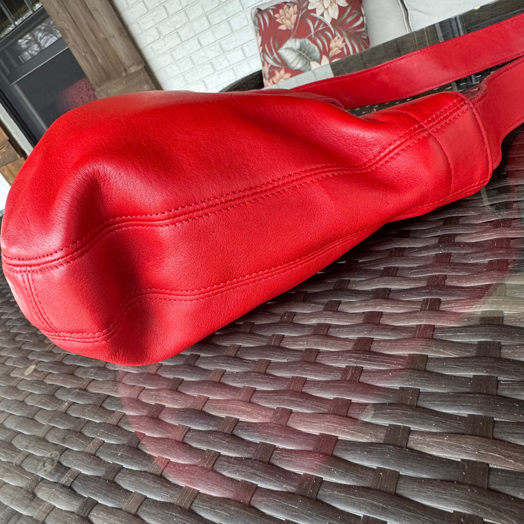 🌺🩷 Vintage Coach Soho Red Eldridge Hobo 4166🍒❤️‍🔥 🤎🌆