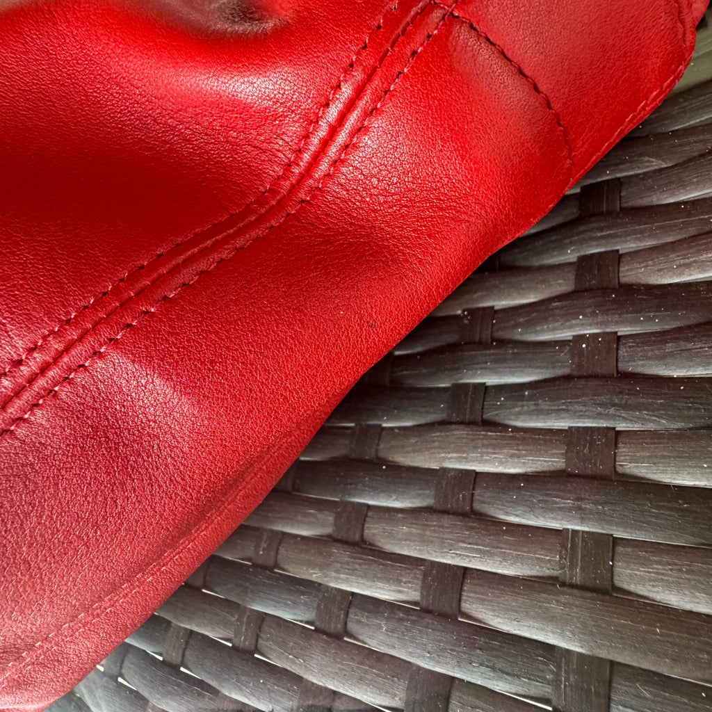 🌺🩷 Vintage Coach Soho Red Eldridge Hobo 4166🍒❤️‍🔥 🤎🌆