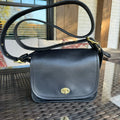 🌺🩷 Vintage Coach Black 9965 Legacy Small Flap🩶🏙️ 🤎🌆
