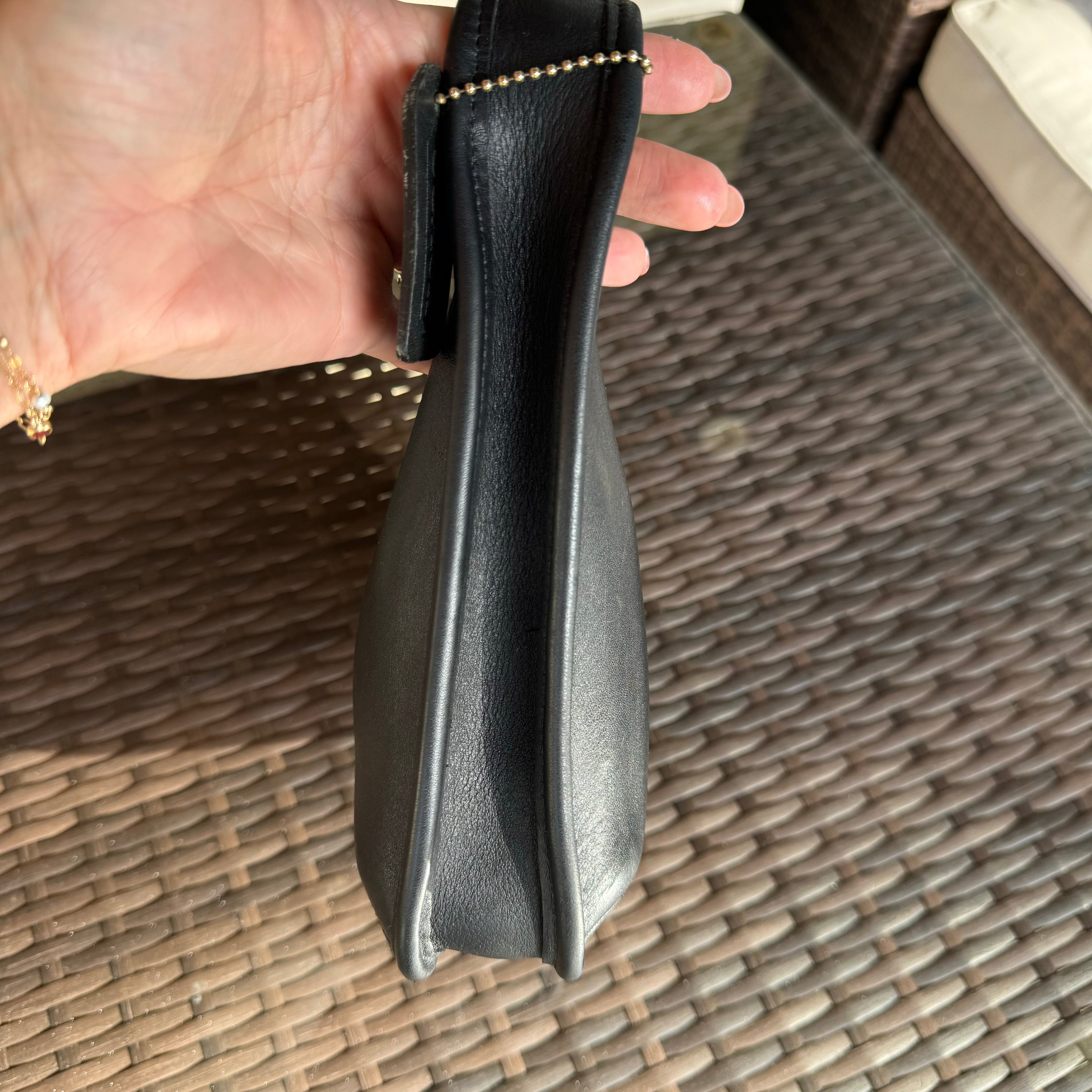 🌺🩷 Vintage Coach Black 9020 Mini Ergo Zip🤎🌆 🤎🌆