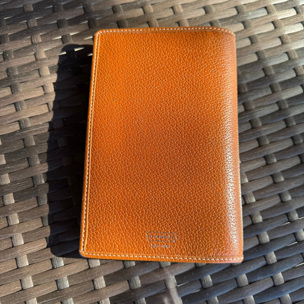 🌺🩷 Vintage Coach Y2K 2003 Travelers Notebook Planner🍎🔥 🤎🌆