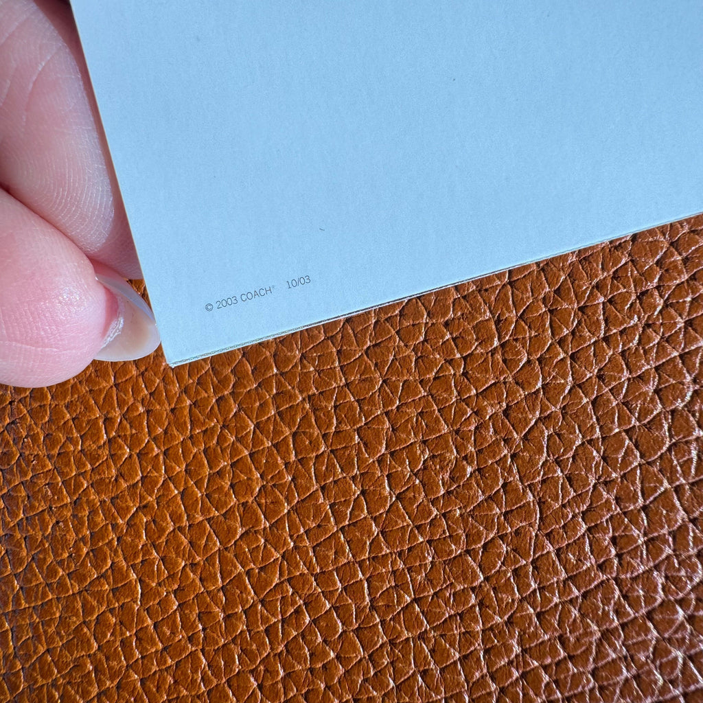 🌺🩷 Vintage Coach Y2K 2003 Travelers Notebook Planner🍎🔥 🤎🌆