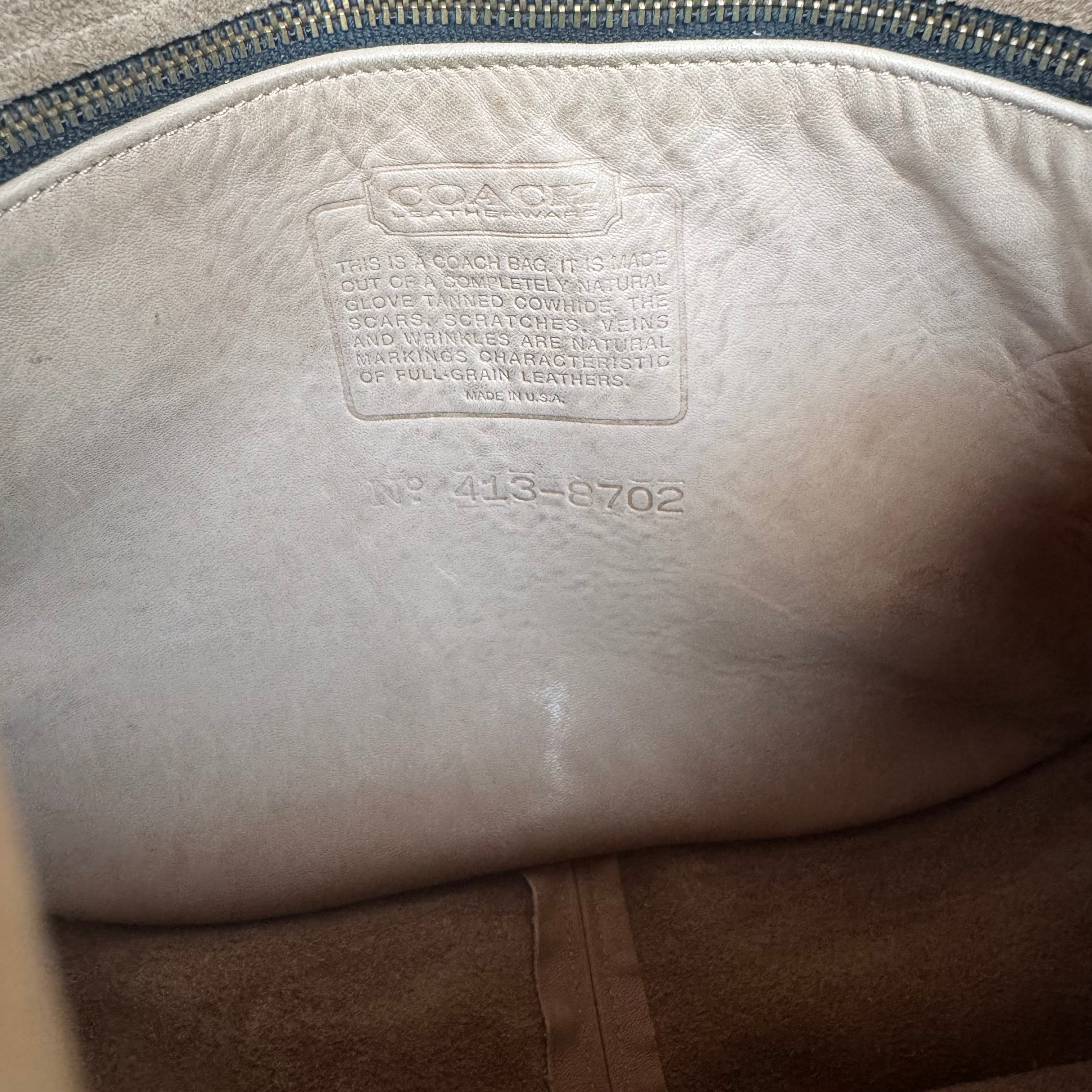 🌺🩷 Vintage Coach 4050 Shoulder Bag In Taupe Lightweight Leather🍂✨ 🤎🌆