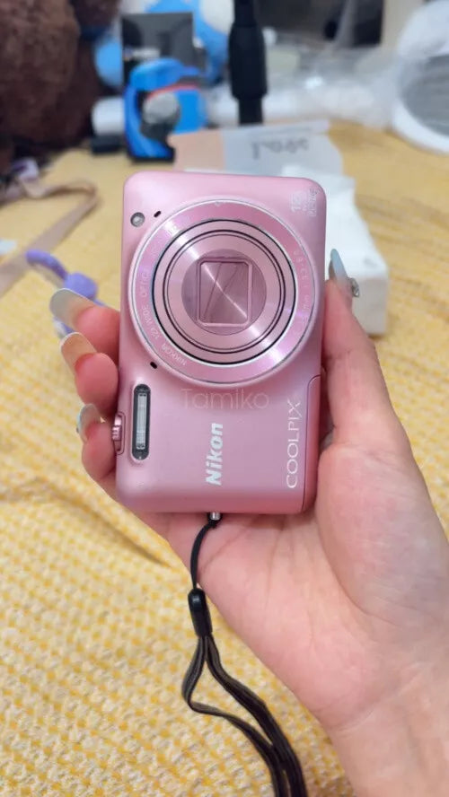 🌺🩷 Nikon COOLPIX S6600 Pink 16.0MP Digital Camera used less💜🍇 🤎🌆