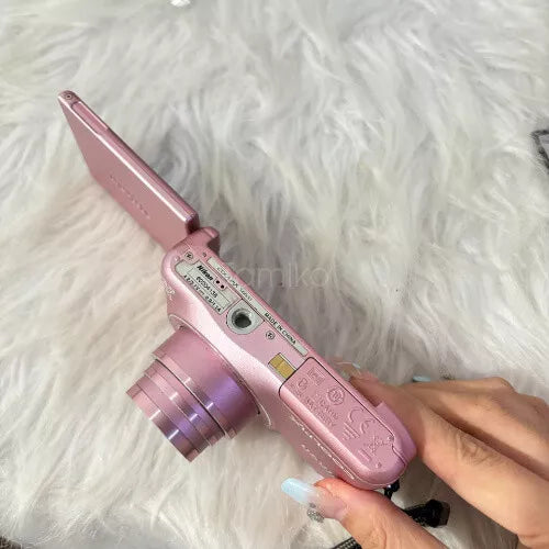 🌺🩷 Nikon COOLPIX S6600 Pink 16.0MP Digital Camera used less💜🍇 🤎🌆