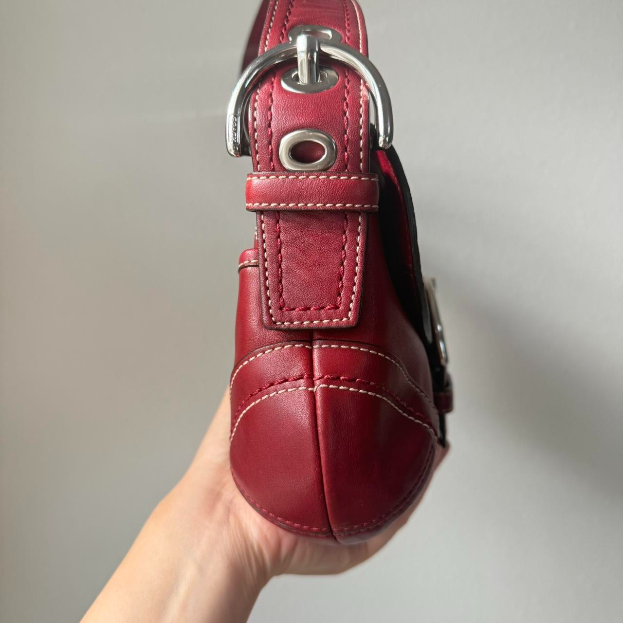 🌺🩷 Authentic Coach Soho shoulder bag burgundy 🤎🌆