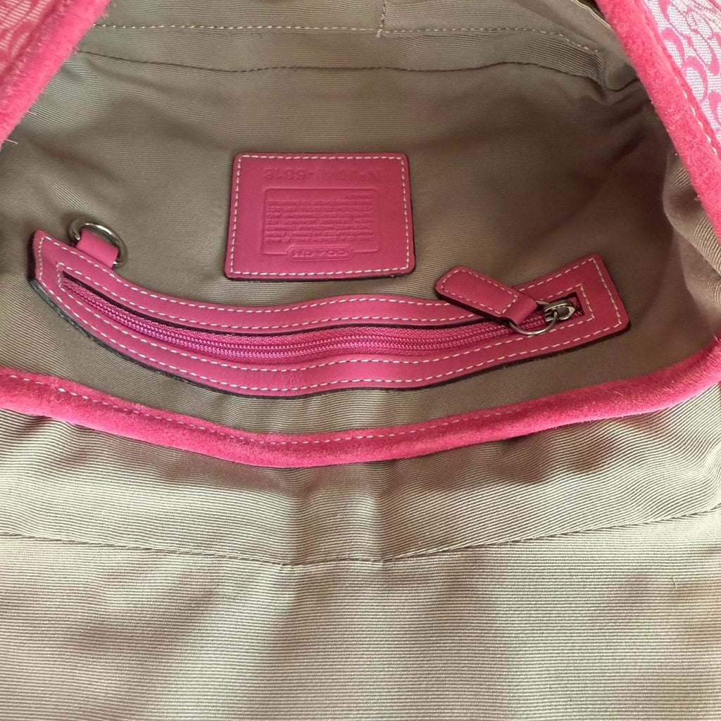 🌺🩷 Vintage Coach Soho Jacquard shoulder bag 🤎🌆