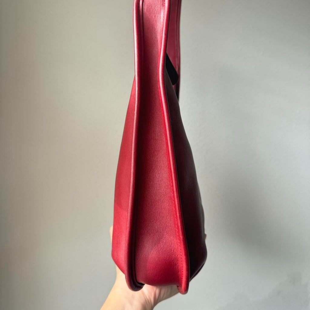 🌺🩷 Vintage Coach Ergo Zip Hobo 9025 red 🤎🌆