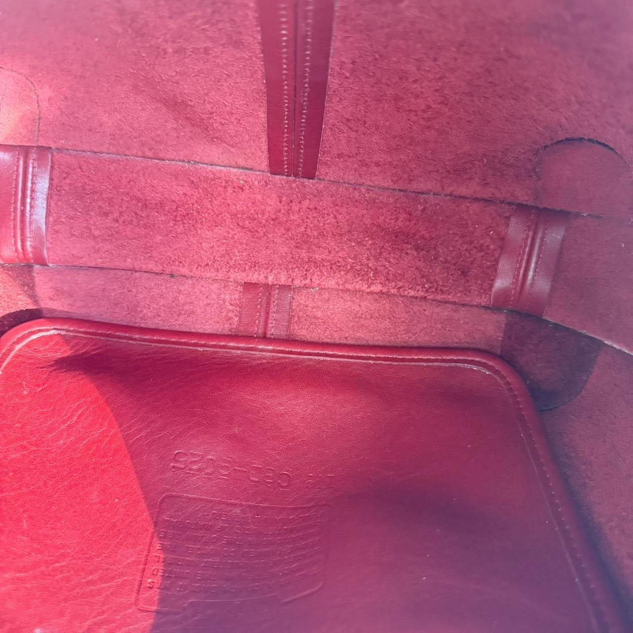 🌺🩷 Vintage Coach Ergo Zip Hobo 9025 red 🤎🌆