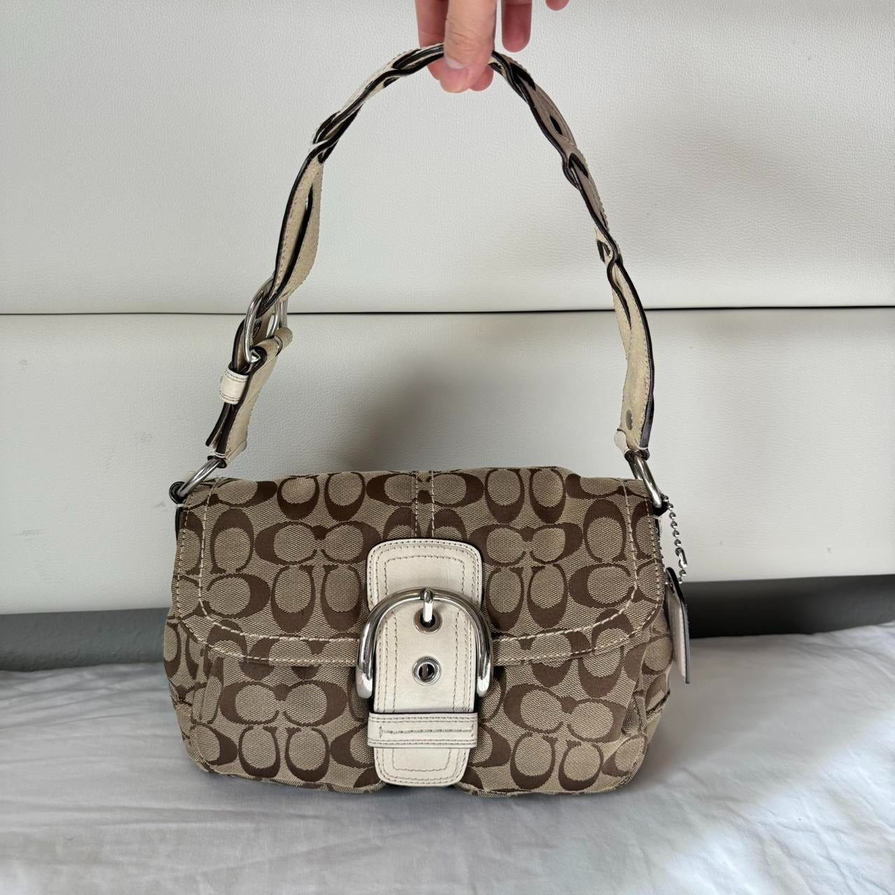 🌺🩷 Coach soho jacquard shoulder bag 🤎🌆