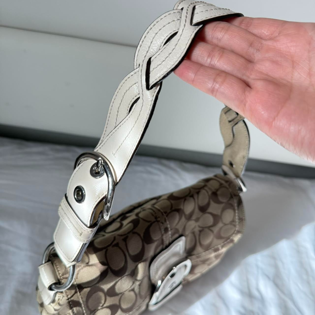 🌺🩷 Coach soho jacquard shoulder bag 🤎🌆