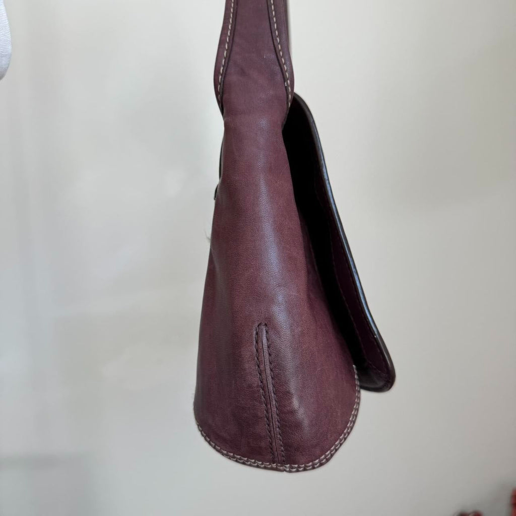 🌺🩷 Authentic Coach Ergo Belted Flap Bag 🤎🌆