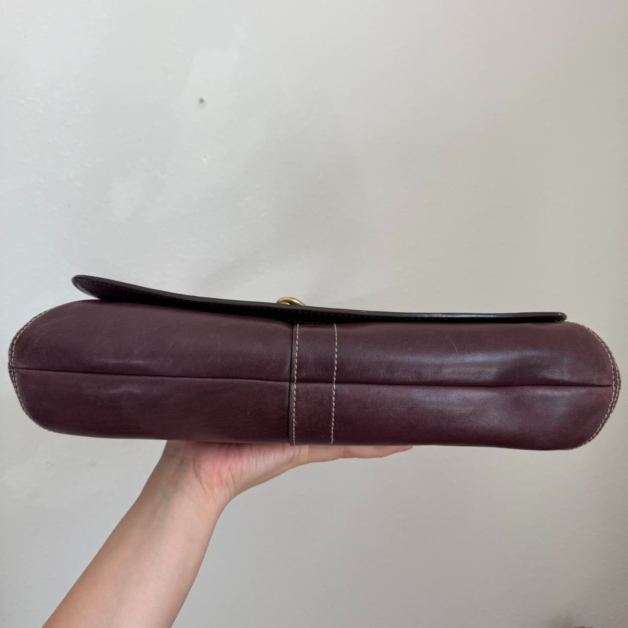 🌺🩷 Authentic Coach Ergo Belted Flap Bag 🤎🌆