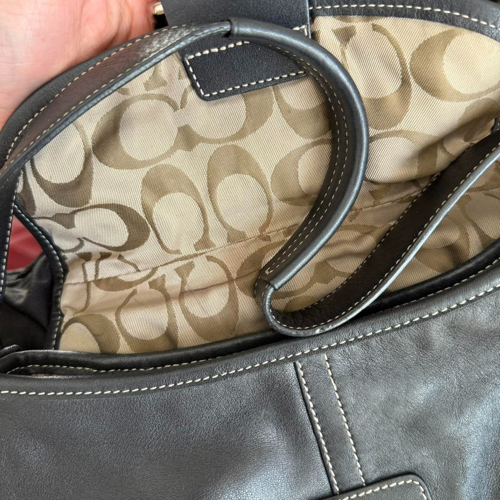 🌺🩷 Authentic vintage Coach Soho shoulder bag black medium 🤎🌆