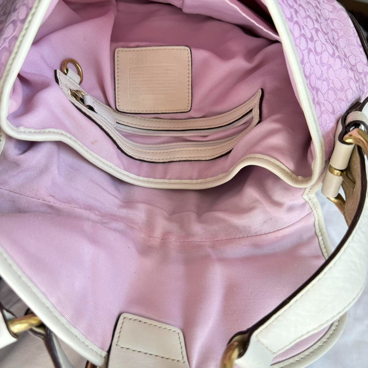 🌺🩷 Vintage Coach Soho Jacquard shoulder bag 🤎🌆