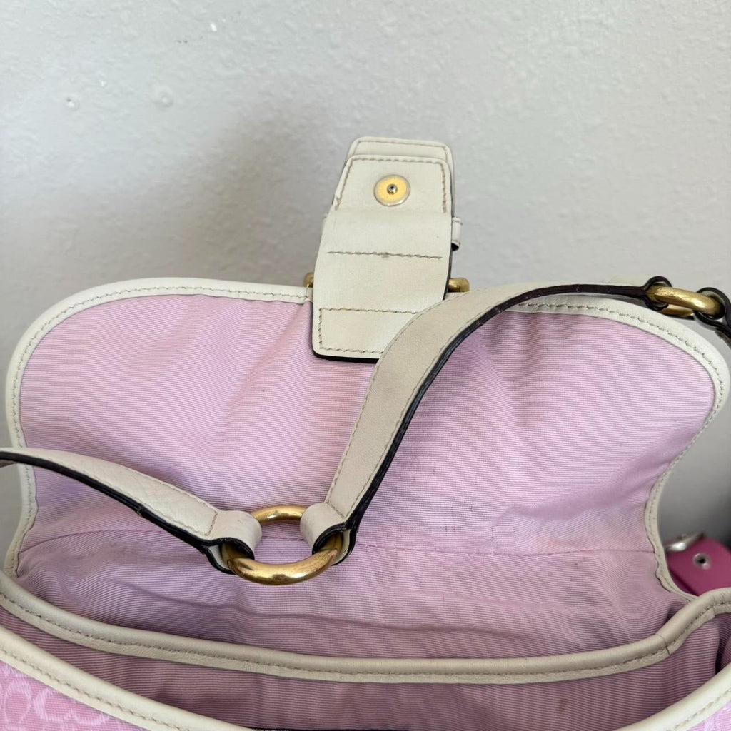 🌺🩷 Vintage Coach Soho Jacquard shoulder bag 🤎🌆