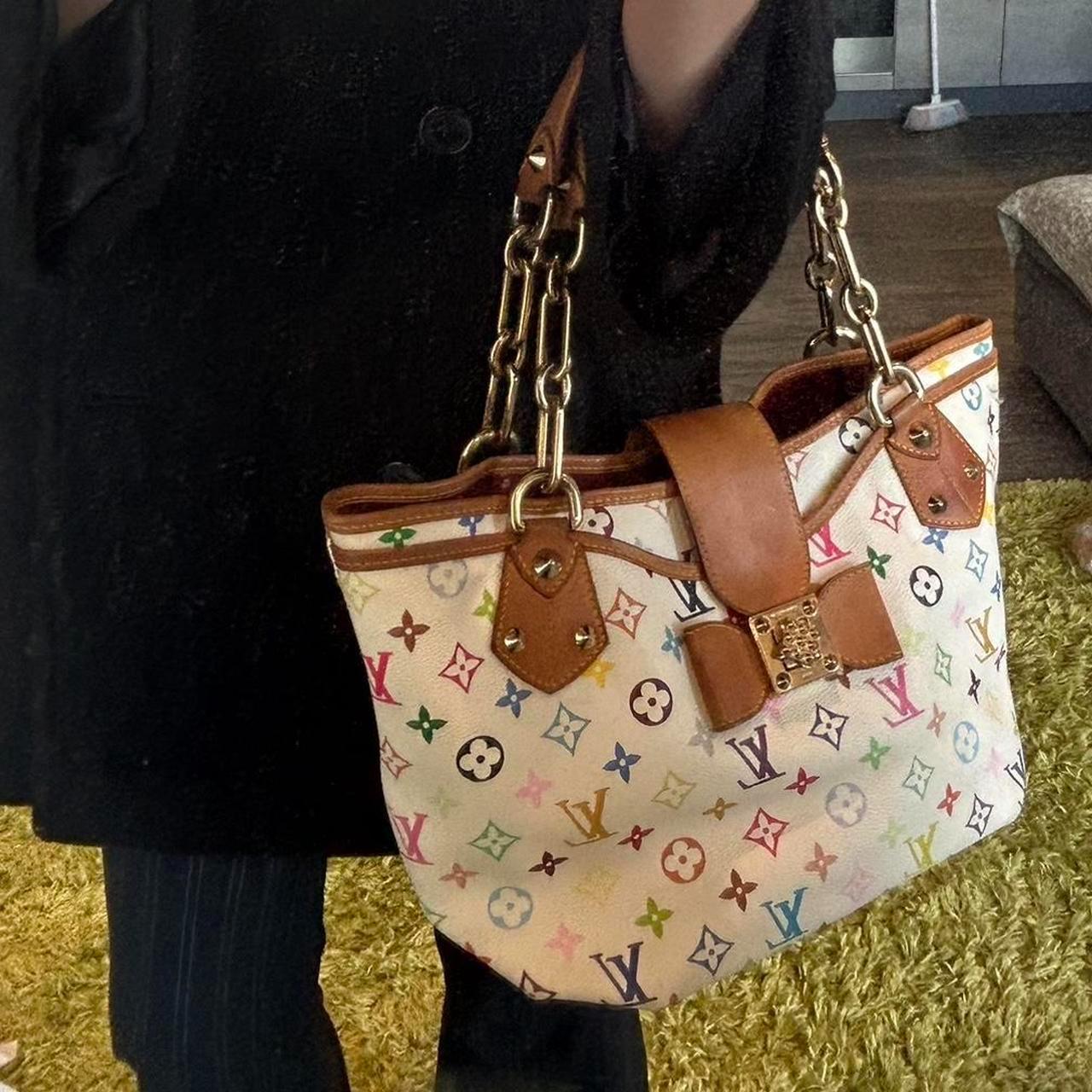 🌺🩷 🩷🍒PreOwned RARE 2000s Louis Vuitton x Takashi Murakami Annie Handbag🩷🍒 🤎🌆