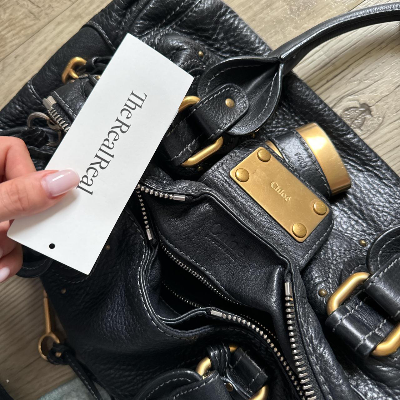 🌺🩷 Authentic black Chloe paddington bag🩷🍒 🤎🌆