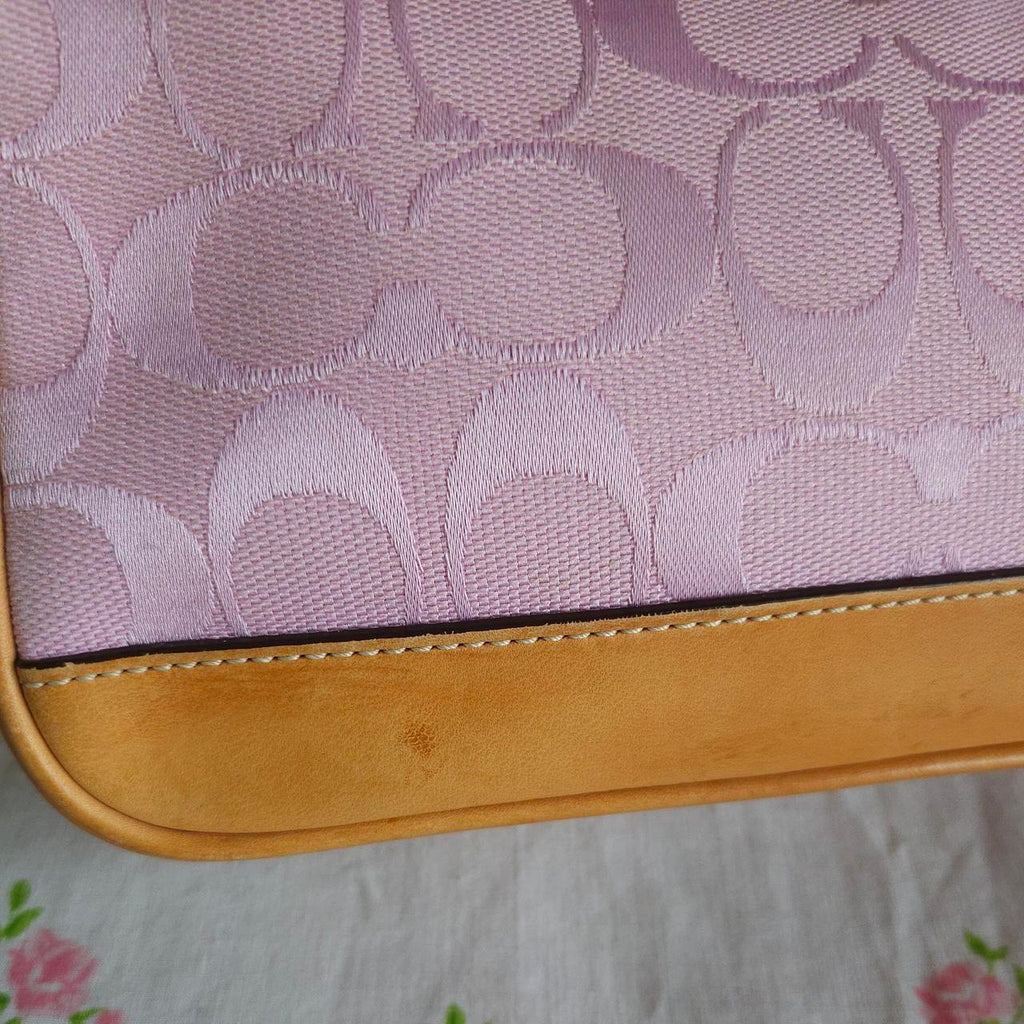 🌺🩷 Y2K Vintage Coach Pink Demi Shoulder Bag Purse🌺🩷 🤎🌆