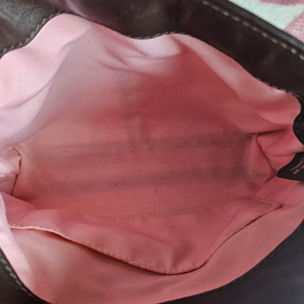 🌺🩷 Bundle Of 2 Vintage Coach Y2K Brown Black Gold Hardware Signature Cs Mini Bag Shoulder Purse💜🍇 🤎🌆