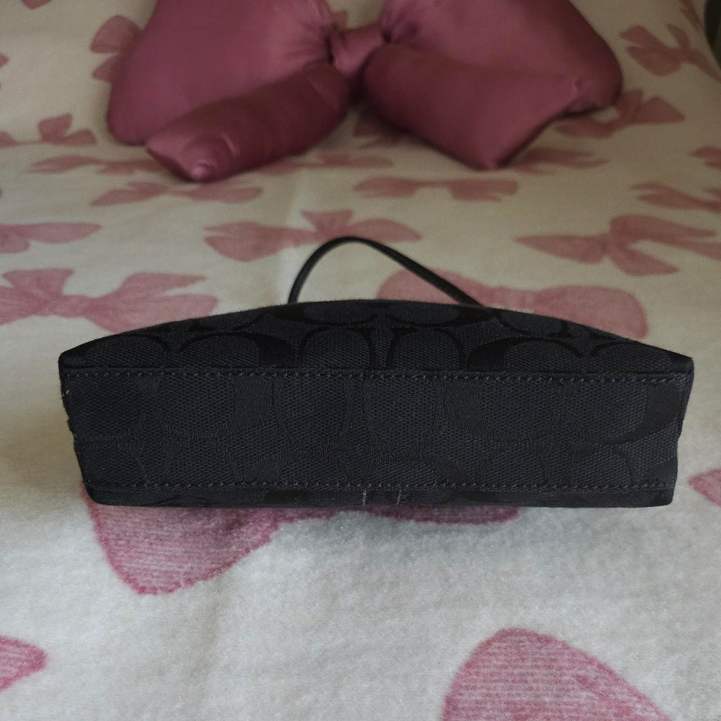 🌺🩷 Bundle Of 2 Vintage Coach Y2K Brown Black Gold Hardware Signature Cs Mini Bag Shoulder Purse💜🍇 🤎🌆