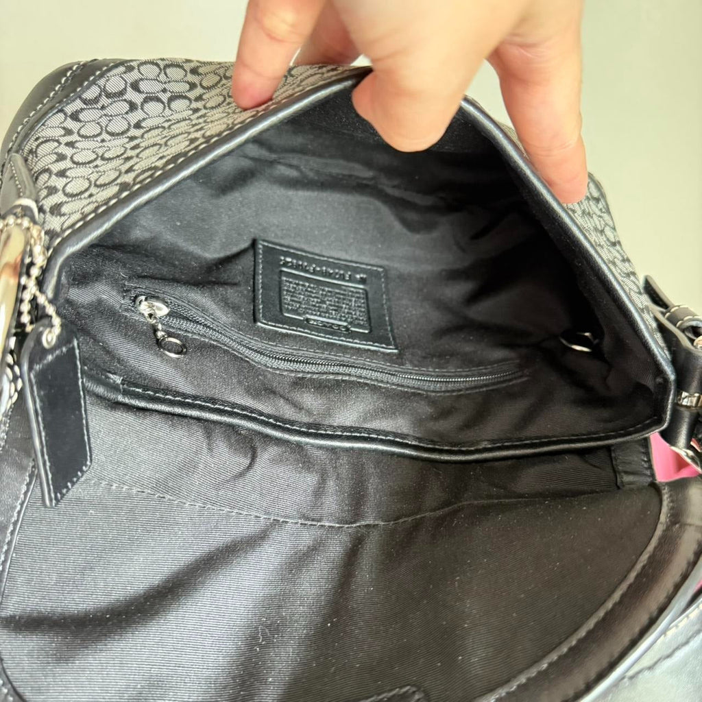 🌺🩷 Coach Soho Jacquard shoulder bag 🤎🌆