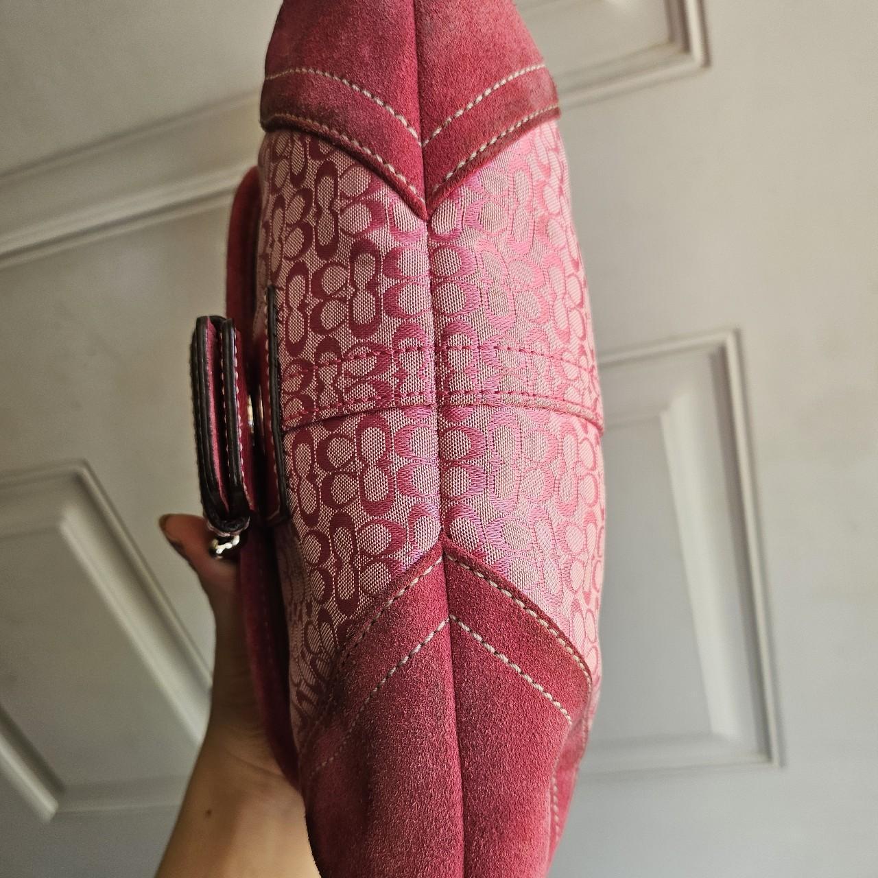 🌺🩷 Vintage Coach Mini Soho Buckle Flap Pink Shoulder Purse🌺🩷 🤎🌆