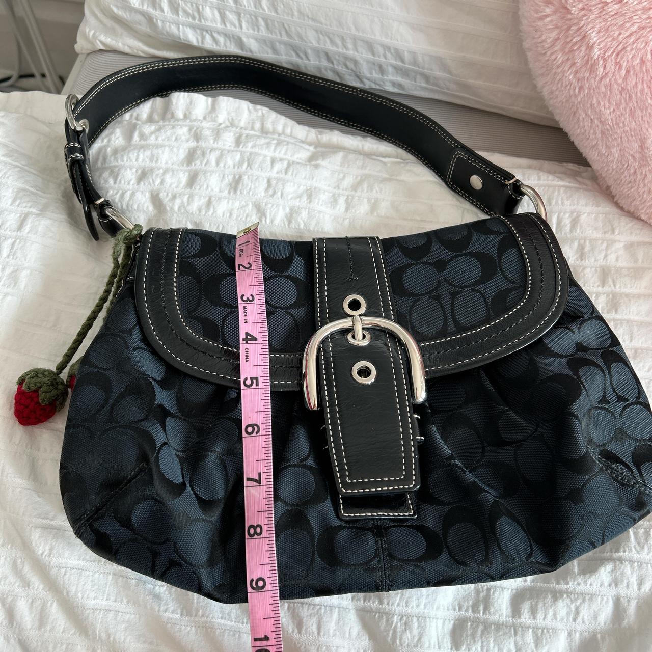 🌺🩷 🫐🪻 y2k vintage black Coach soho shoulder 🫐🪻 🤎🌆