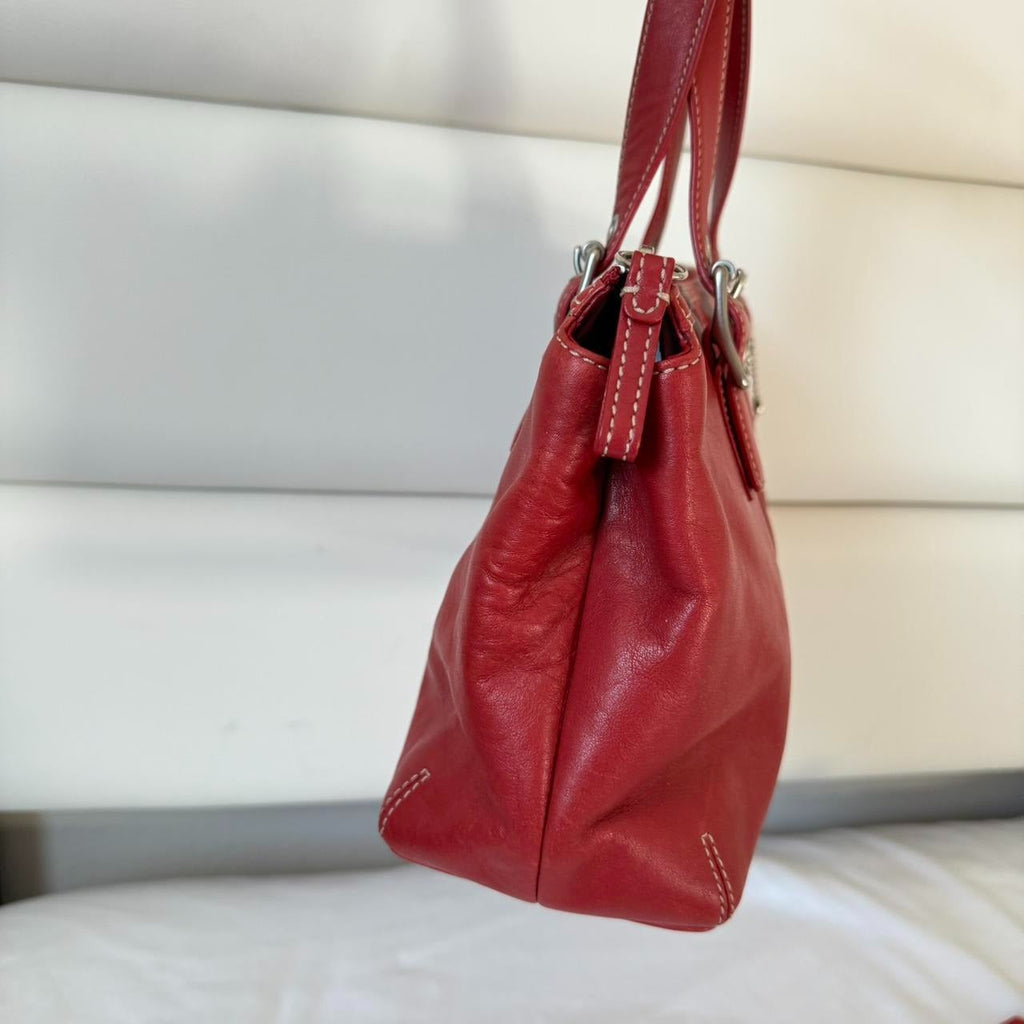 🌺🩷 Vintage Coach tote and makeup bag 🤎🌆