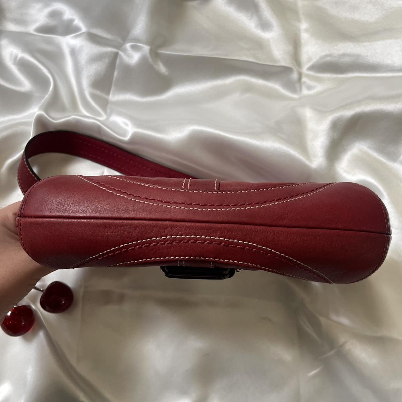 🌺🩷 💋 2007 Coach Mini Red Soho 💋 🤎🌆