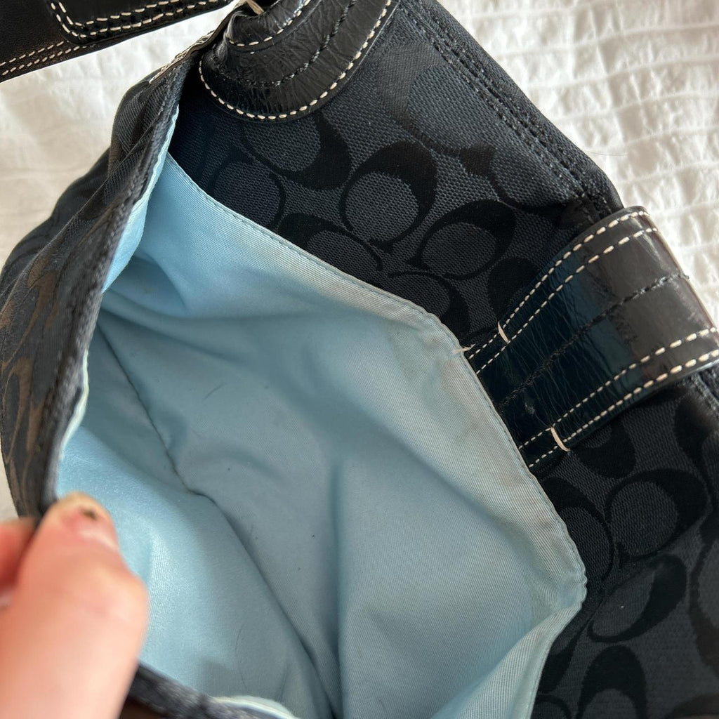 🌺🩷 🫐🪻 y2k vintage black Coach soho shoulder 🫐🪻 🤎🌆