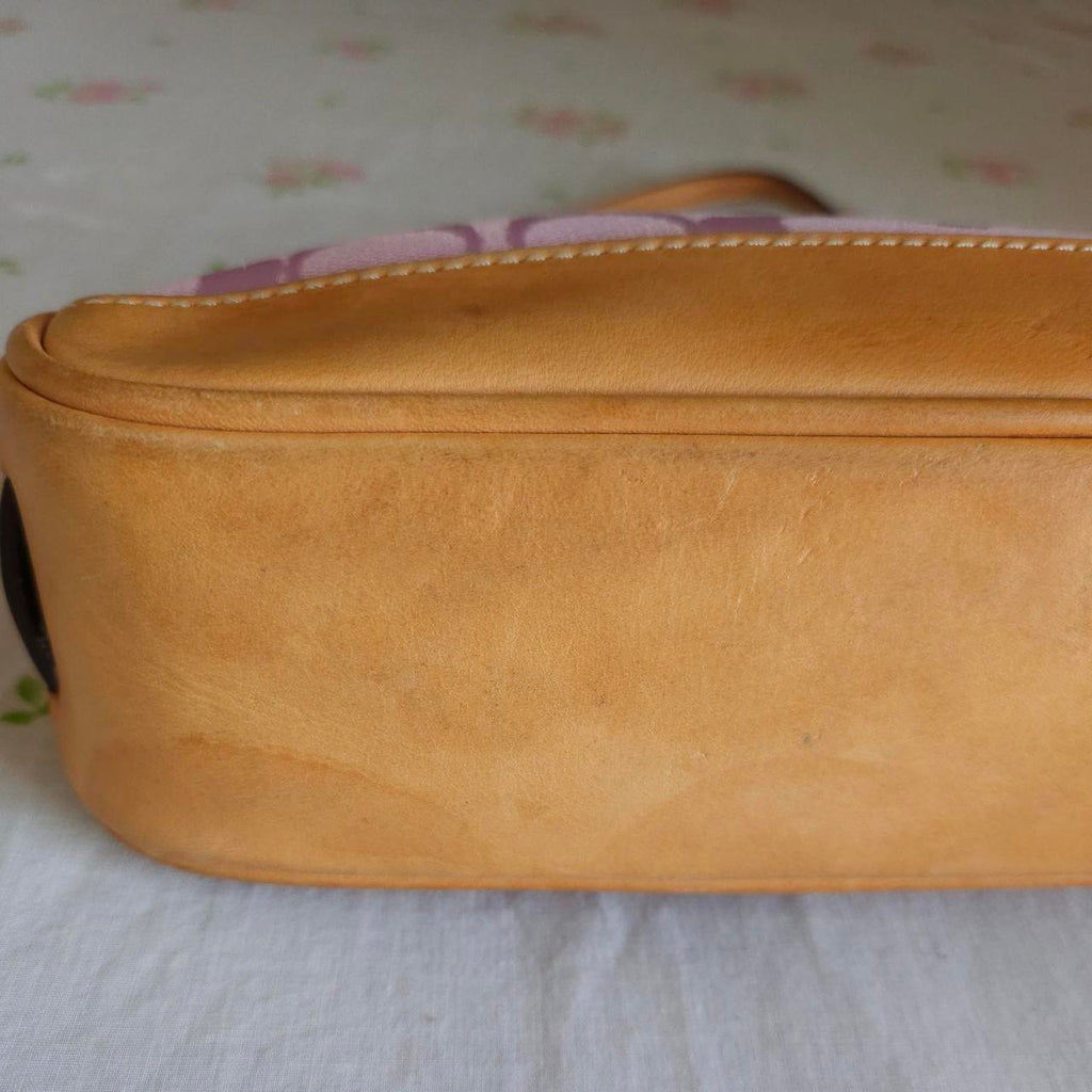 🌺🩷 Y2K Vintage Coach Pink Demi Shoulder Bag Purse🌺🩷 🤎🌆