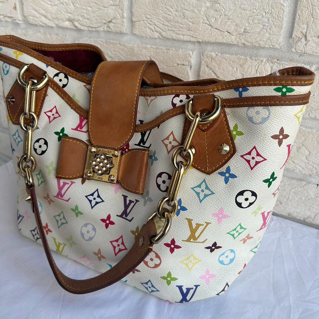 🌺🩷 🩷🍒PreOwned RARE 2000s Louis Vuitton x Takashi Murakami Annie Handbag🩷🍒 🤎🌆