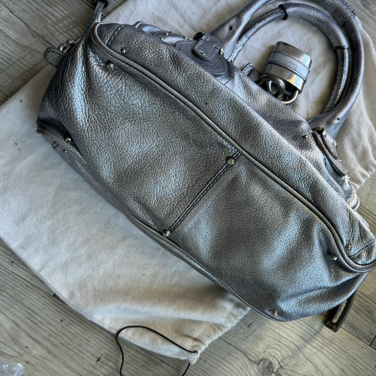 🌺🩷 Authentic silver Chloe paddington bag🥬🎄 🤎🌆