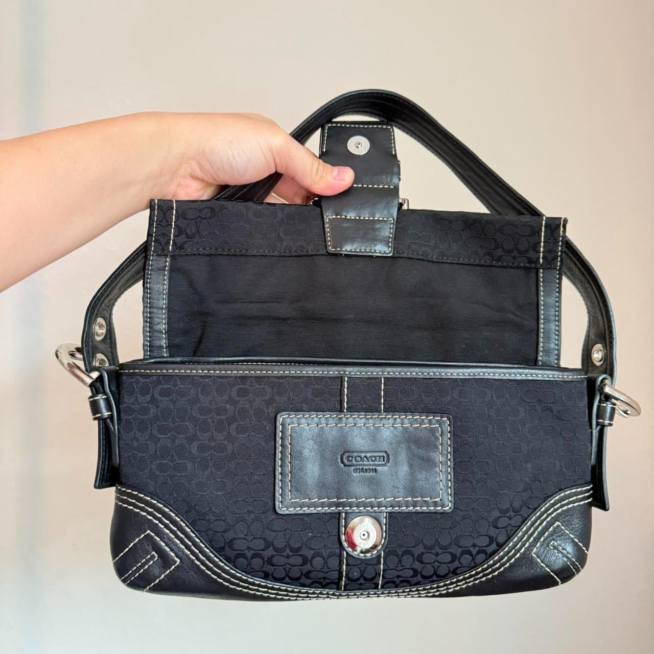 🌺🩷 Authentic Coach Soho Baguette shoulder bag 🤎🌆