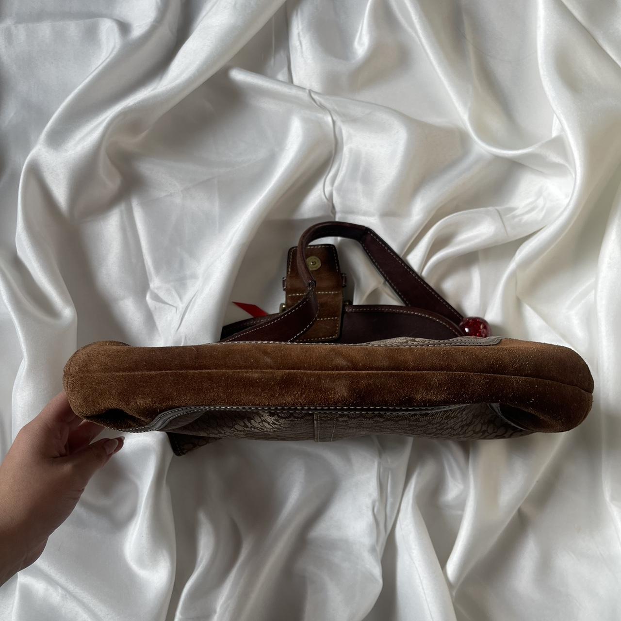 🌺🩷 🍒 Vintage Coach 2004 Signature Brown Soho 🍒 🤎🌆