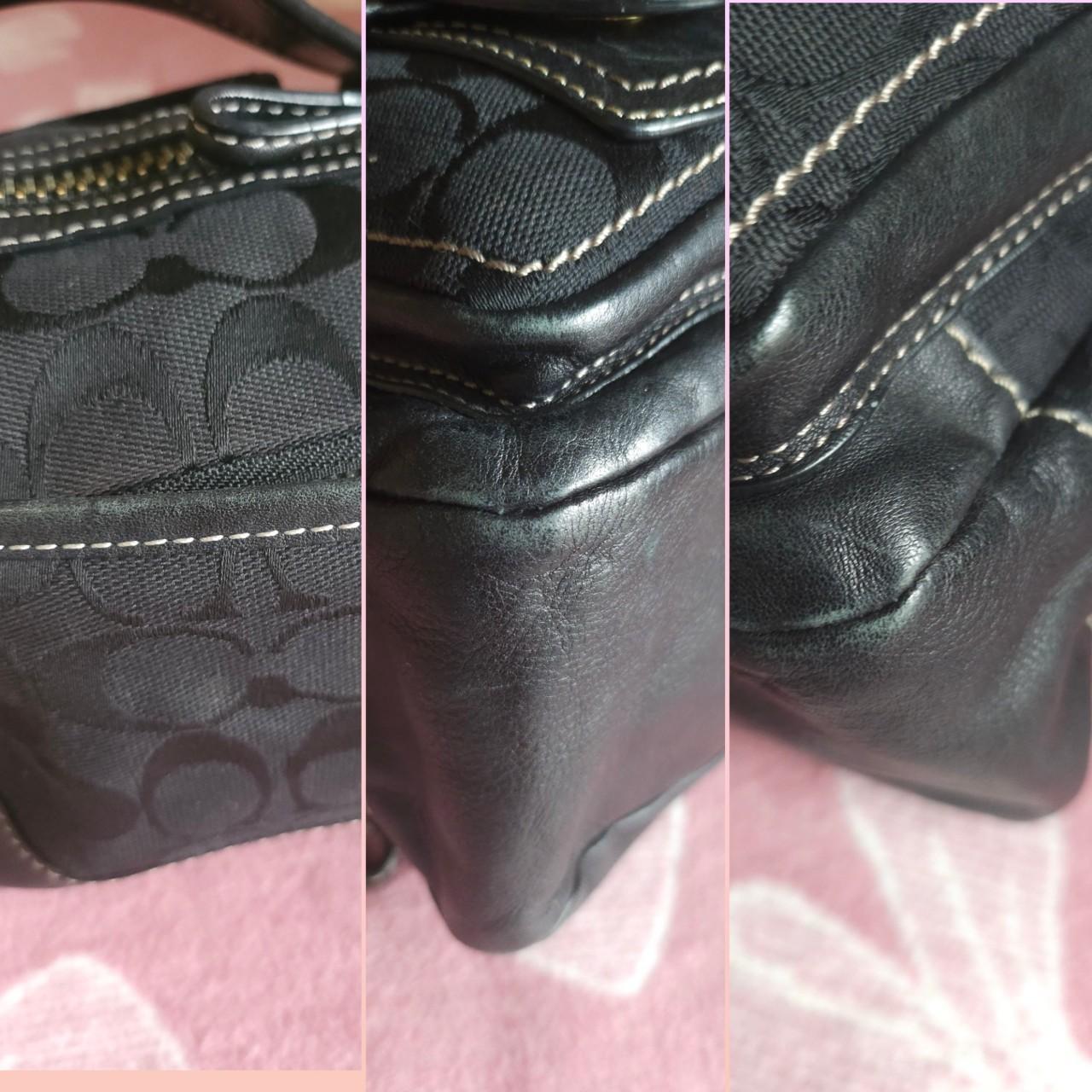 🌺🩷 🖤 Y2K Vintage Coach Legacy Double Turnlock Handbag Shoulder Bag 🖤 🤎🌆