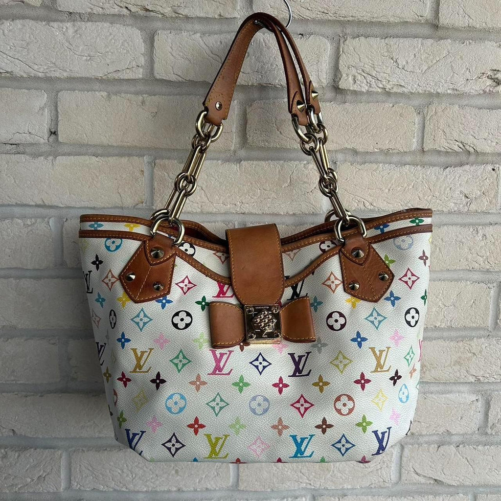 🌺🩷 🩷🍒PreOwned RARE 2000s Louis Vuitton x Takashi Murakami Annie Handbag🩷🍒 🤎🌆