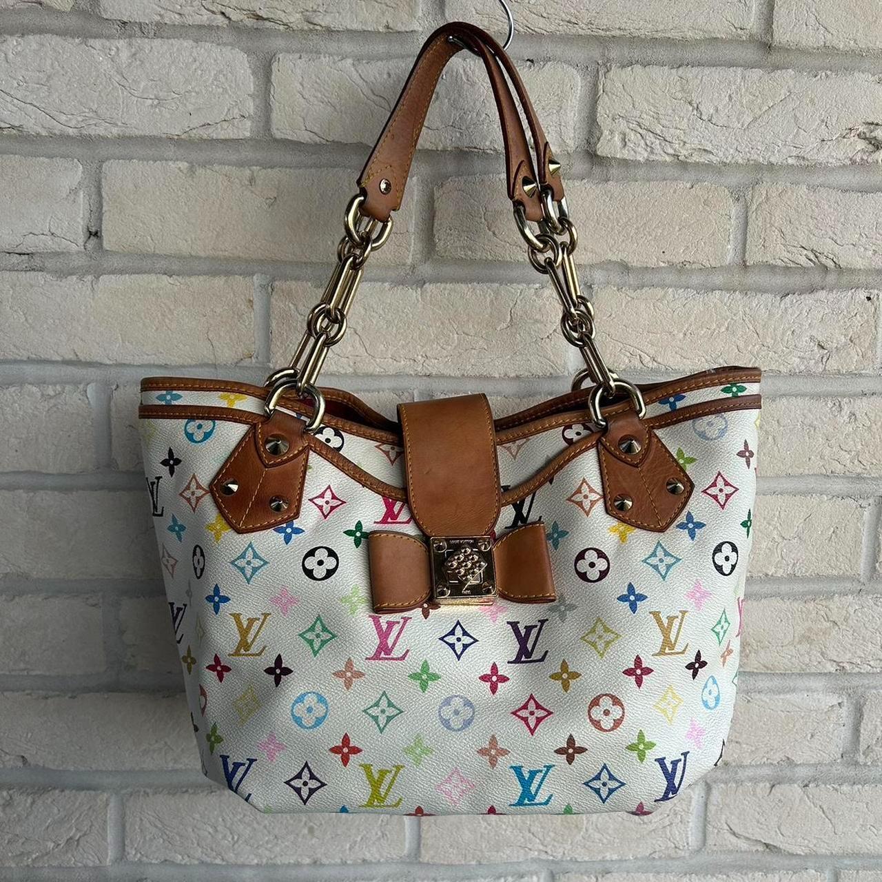 🌺🩷 🩷🍒PreOwned RARE 2000s Louis Vuitton x Takashi Murakami Annie Handbag🩷🍒 🤎🌆