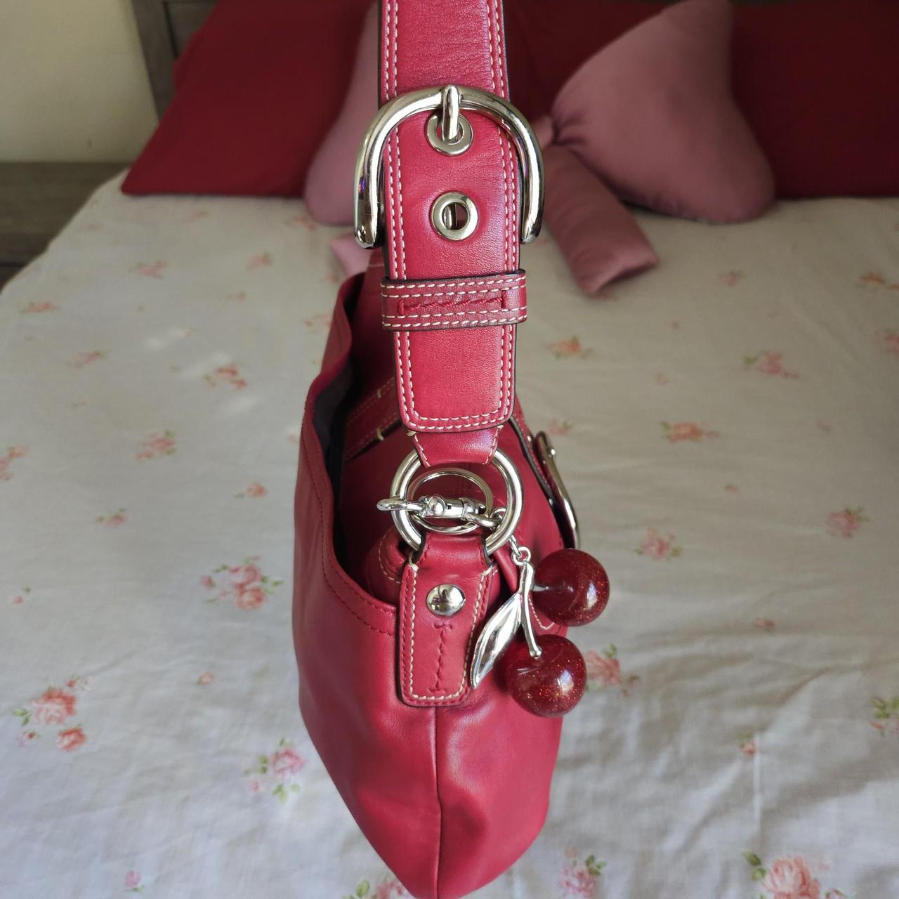 🌺🩷 ❤️ Vintage Y2K Coach Red Soho Buckle Shoulder Purse ❤️ 🤎🌆