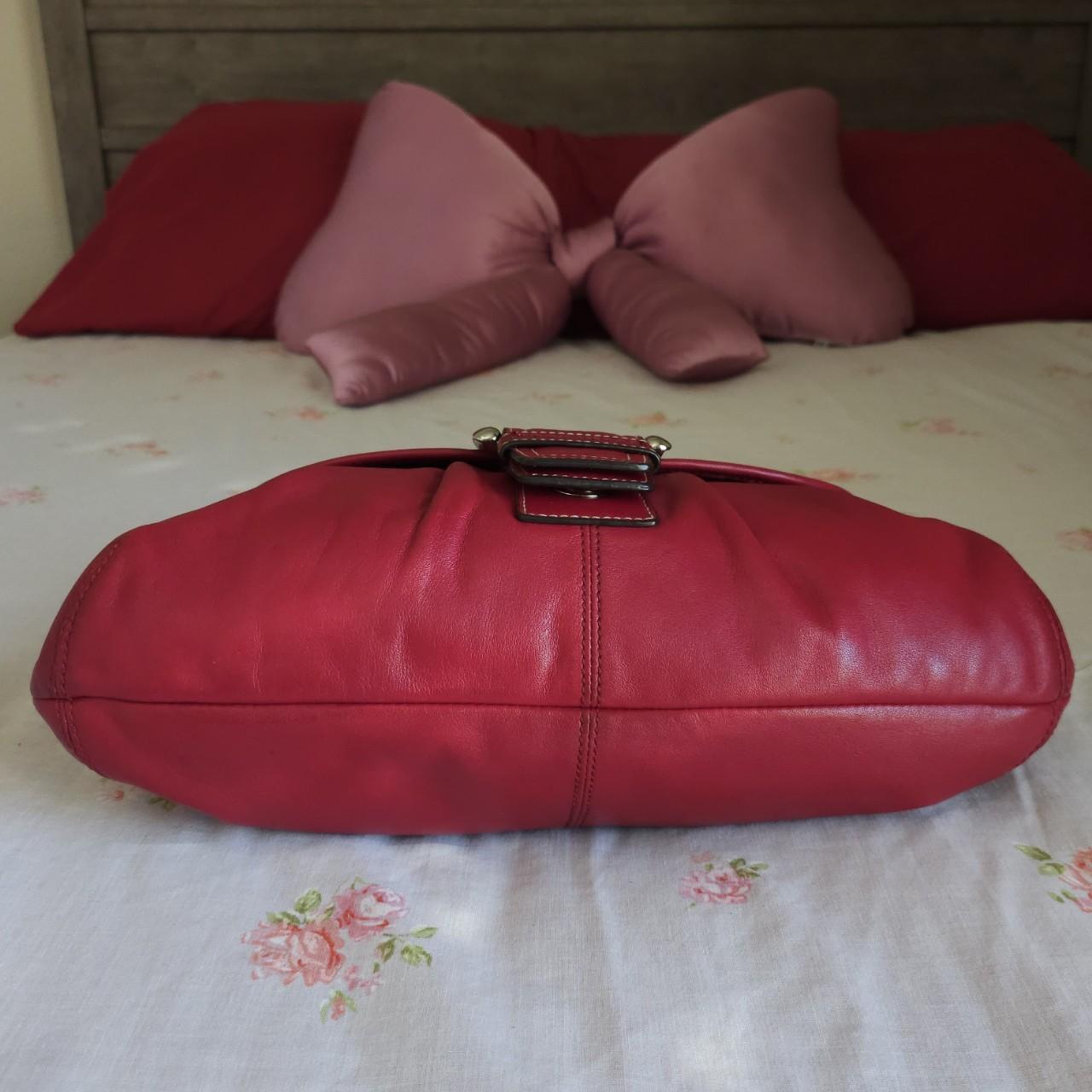 🌺🩷 ❤️ Vintage Y2K Coach Red Soho Buckle Shoulder Purse ❤️ 🤎🌆