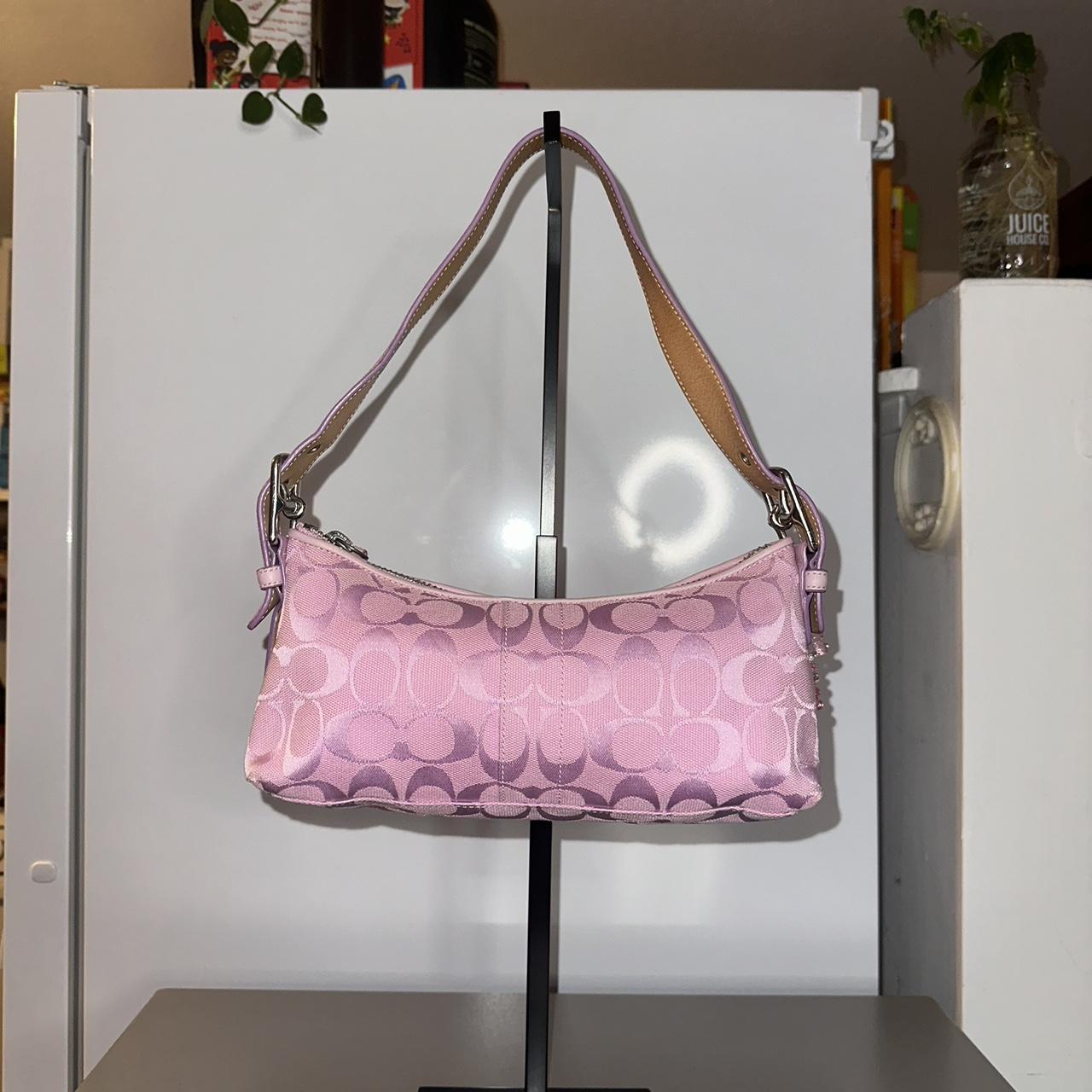 🌺🩷 Coach Bubblegum Pink Y2K Demi Baguette🫐🪻 🤎🌆