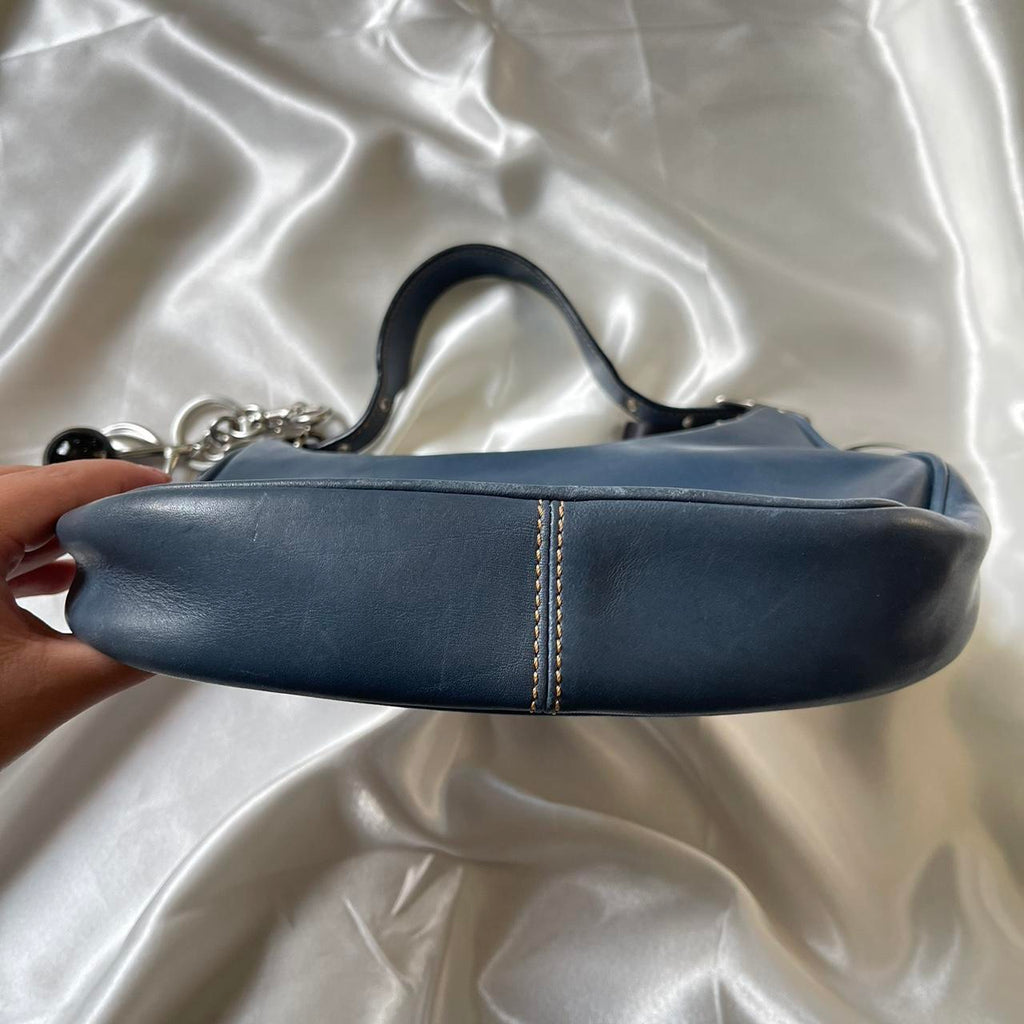 🌺🩷 🖤2003 Coach Mini Zoe Hobo🖤 🤎🌆