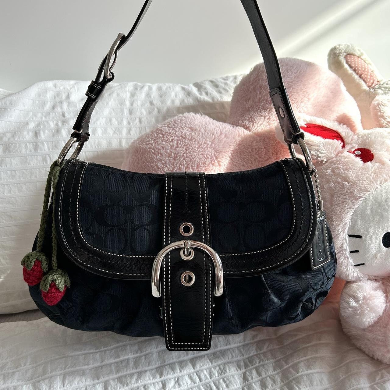 🌺🩷 🫐🪻 y2k vintage black Coach soho shoulder 🫐🪻 🤎🌆