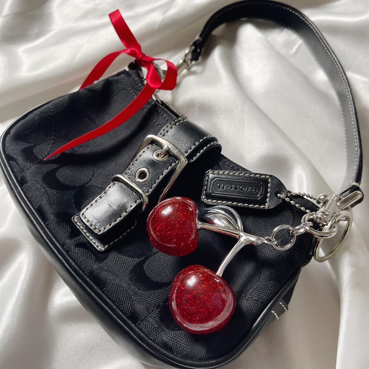 🌺🩷 🍒2003 Coach Demi Buckle Mini Bag🍒 🤎🌆