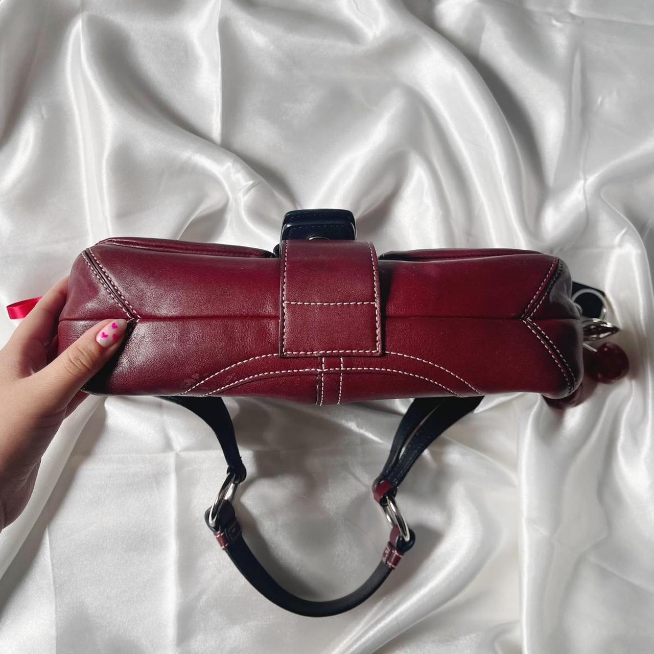 🌺🩷 🍒2005 Coach Black Cherry Pocket Soho 🍒 🤎🌆