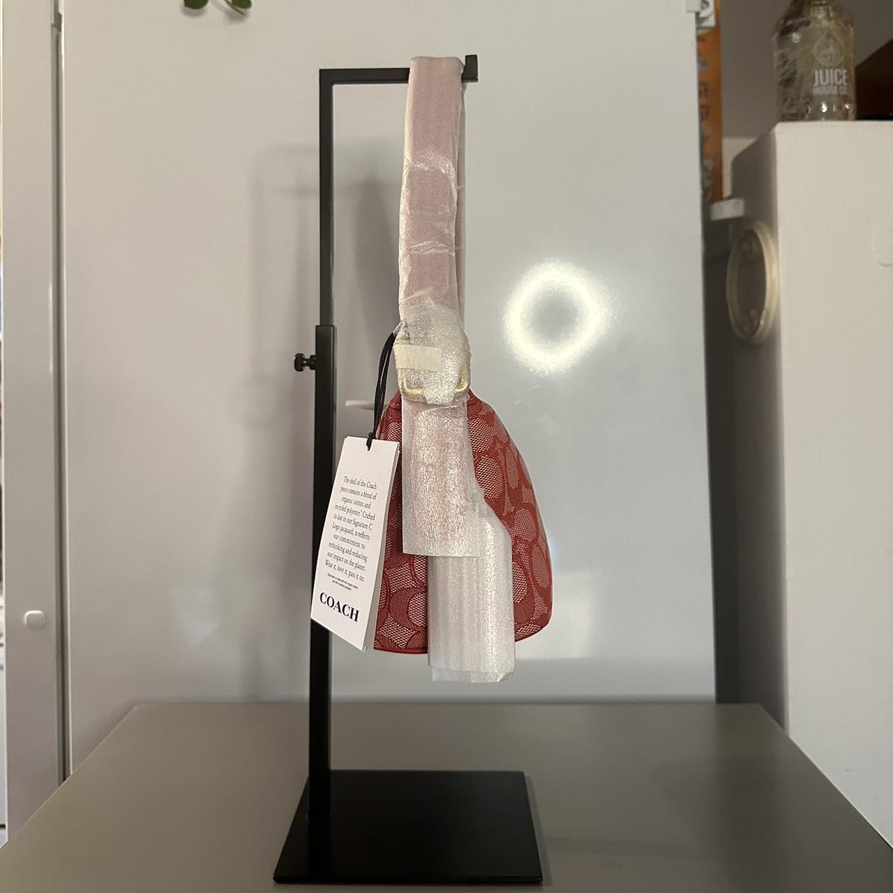 🌺🩷 Coach Demi Signature Jacquard Sport Red Honolulu Fukubukuro Grab Bag Limited Edition NWOT💜🍇 🤎🌆