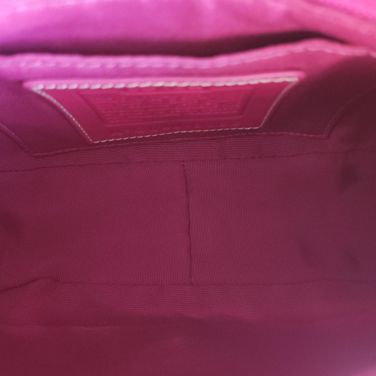 🌺🩷 Y2K Vintage Coach Barbie Pink Suede Mini Demi Buckle Shoulder Bag🌺🩷 🤎🌆