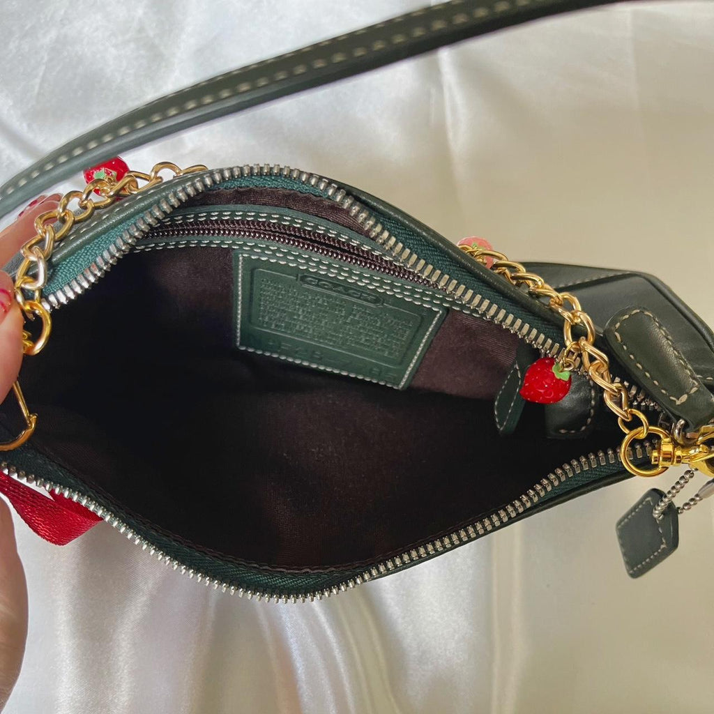 🌺🩷 🍓2002 Coach Demi Mini Bag🍓 🤎🌆